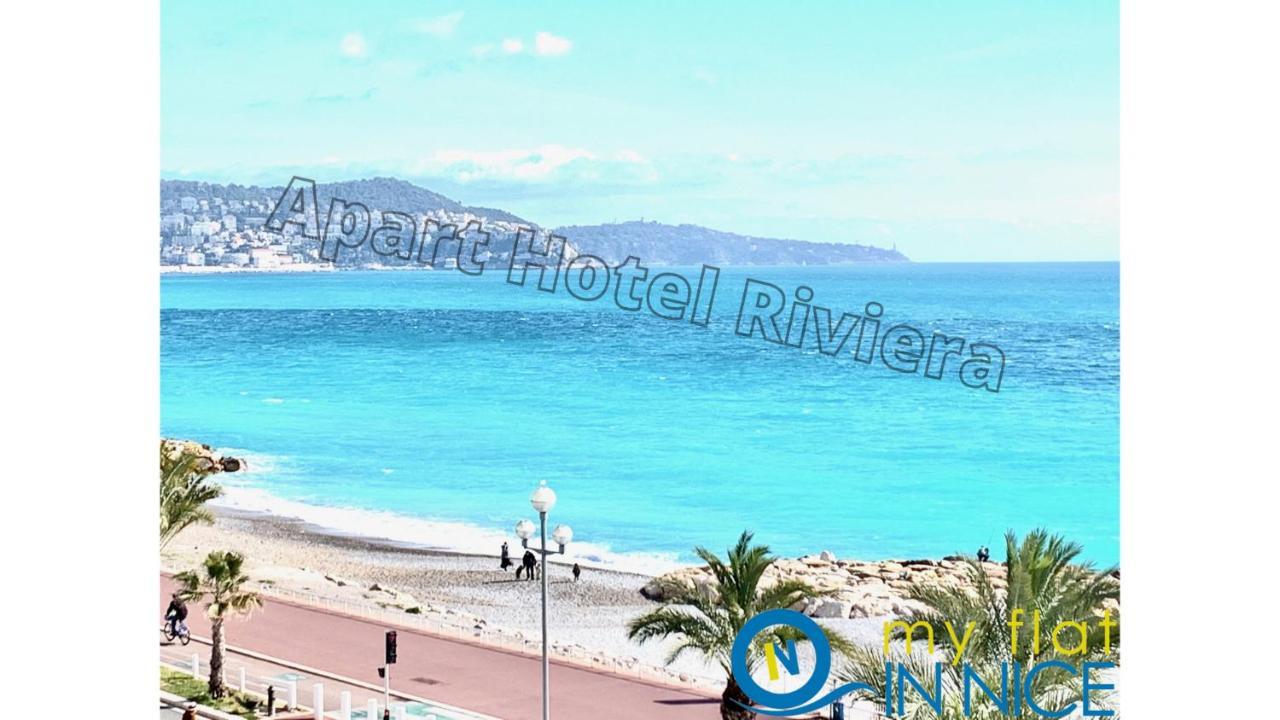 Aparthotel Riviera - Promenade Des Anglais - 1 Bedroom Ac Apartement - Amazing Sea View - Large Terrasse - Balcon Vague Bleue Nisa Exterior foto