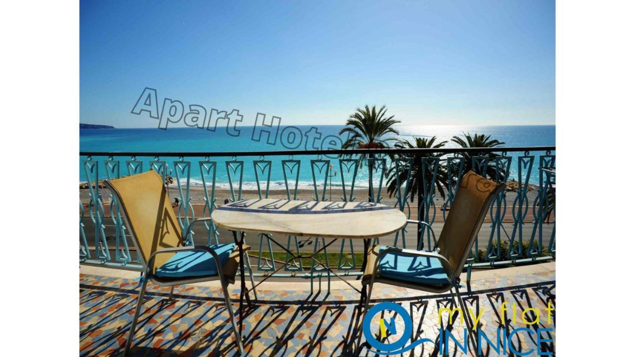 Aparthotel Riviera - Promenade Des Anglais - 1 Bedroom Ac Apartement - Amazing Sea View - Large Terrasse - Balcon Vague Bleue Nisa Exterior foto